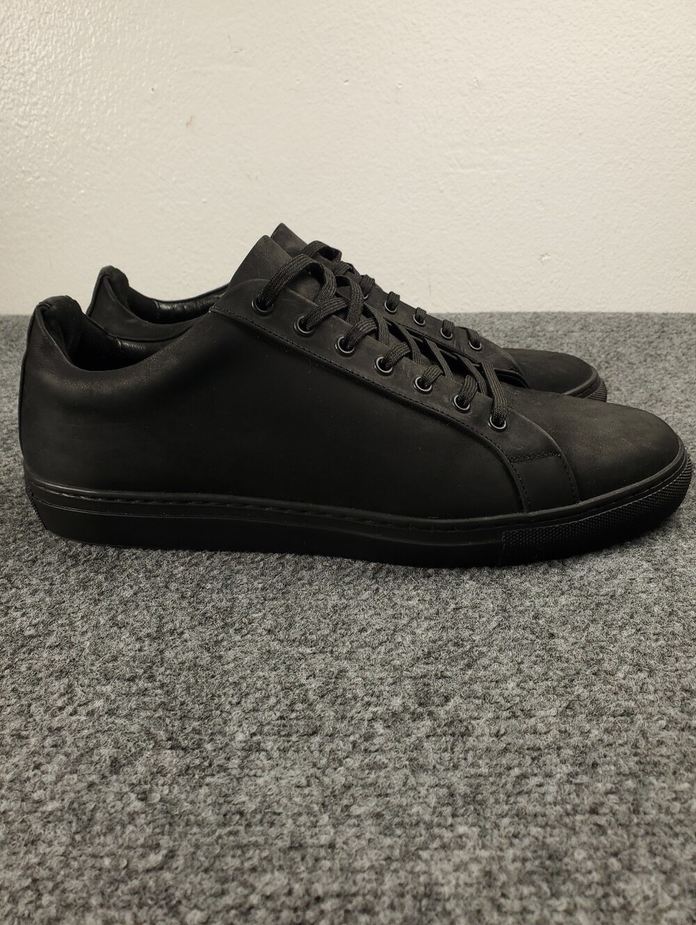 Thursday Boot Co Everyday Sneakers 13.5 Black Nubuck Leather Handmade Minimalist